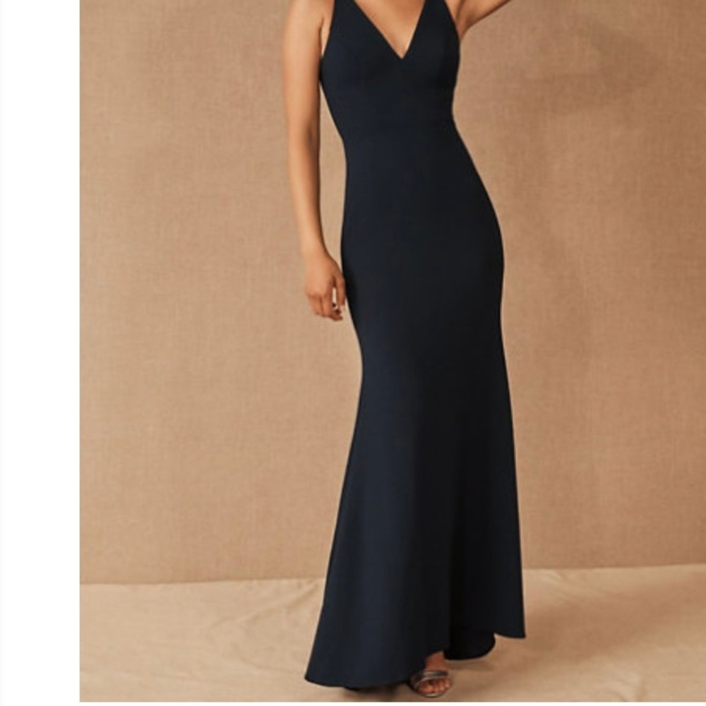Black BHLDN black bridesmaids/formal dress